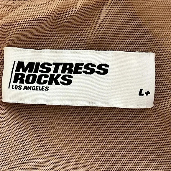 Mistress Rocks | House of CB Sweet corset top Women’s size L + 14/16 tie sheer - Picture 12 of 14